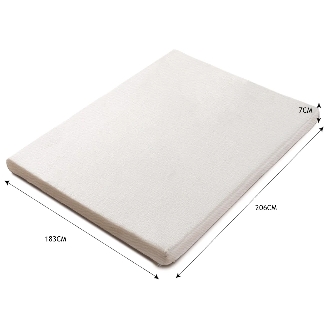 King DreamZ 7cm Memory Foam Bed Mattress - Nurns