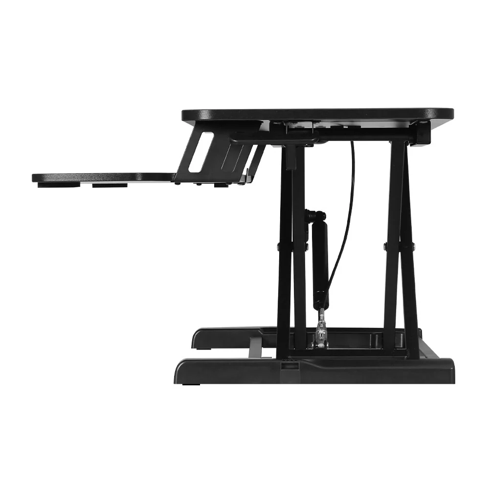 Artiss Standing Desk Riser Height Adjustable Black 80cm - Nurns