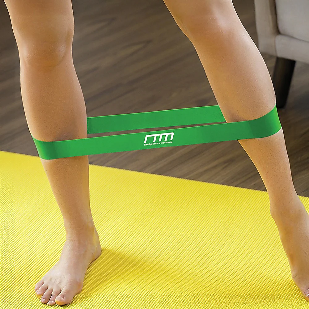 Resistance Band Loop Set of 5 Heavy Duty Gym Yoga Workout - Nurns