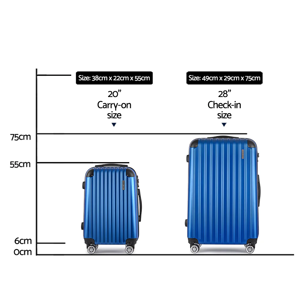 Set of 2 Luggage 20-28