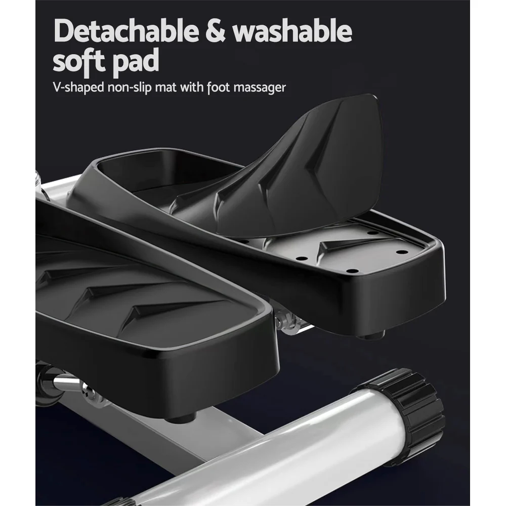 Everfit Mini Stepper with Resistance Rope Aerobic Trainer 150KG White - Nurns