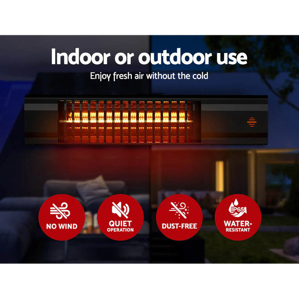 Electric Strip Heater Radiant Heaters 2000W - Nurns