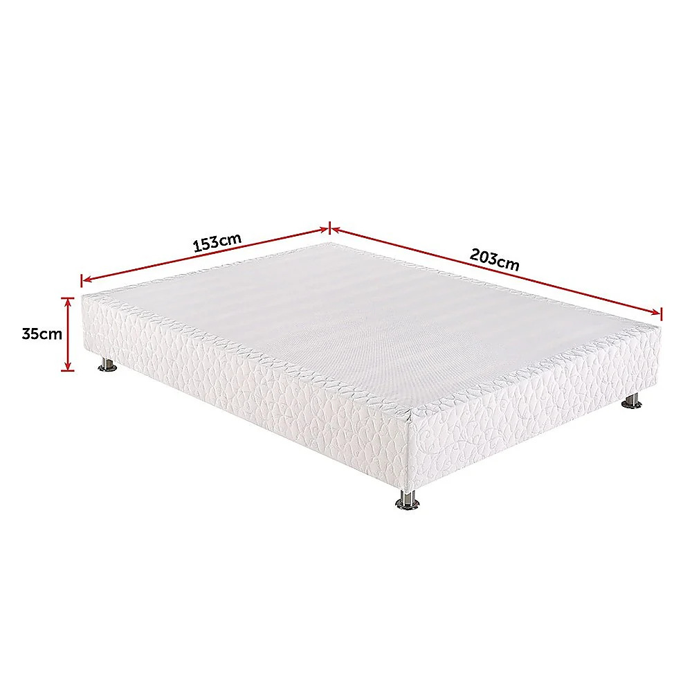 Andrea Ensemble Bed Base - White Queen - Nurns