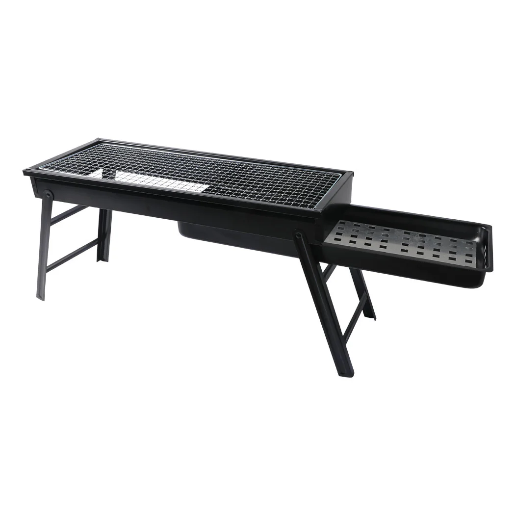 Charcoal BBQ Grill Portable Hibachi Barbecue Outdoor Foldable Camping Picnic Set - Nurns