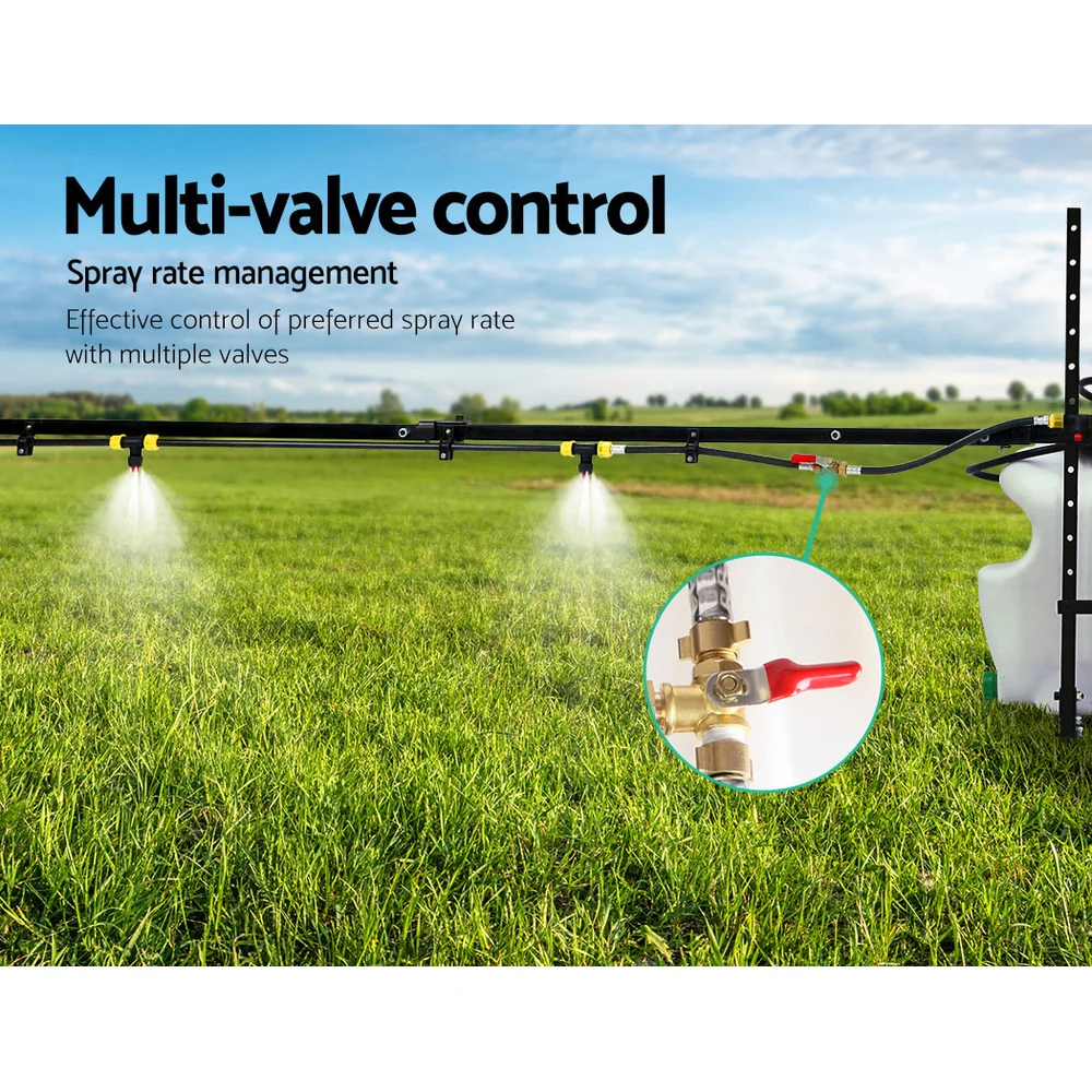 Weed Sprayer 5M Boom Spot Spray Tank ATV Trailer Tractor 100L - Nurns