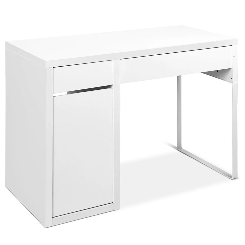 Artiss Computer Desk Drawer Cabinet White - Nurns