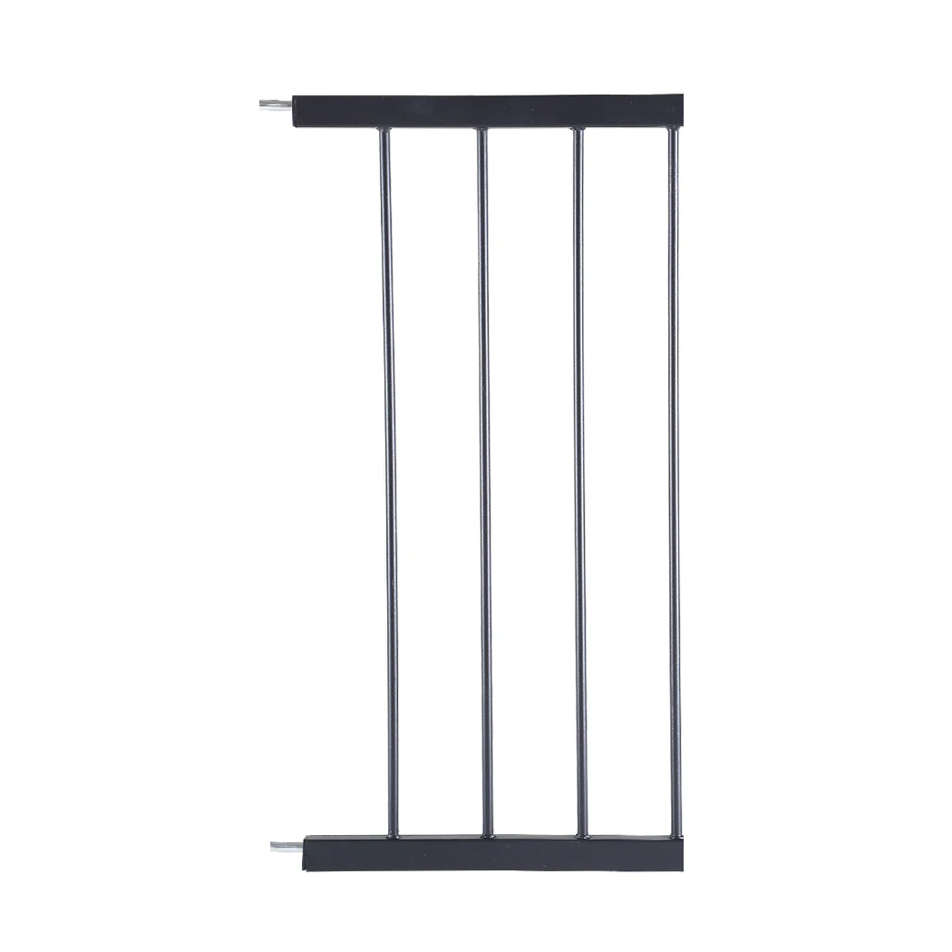Baby Kids Safety Security Gate Stair Barrier Doors Extension Panels 30cm Black - Nurns