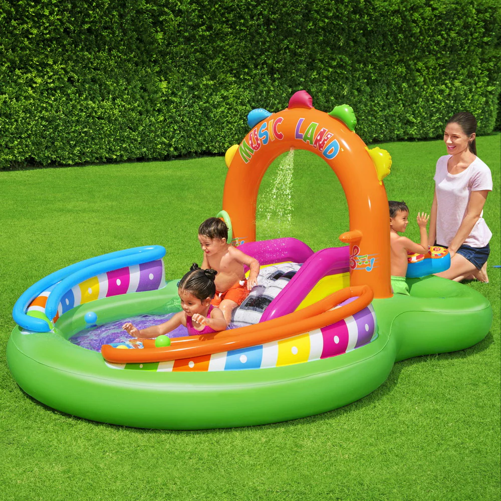 Bestway Kids Pool 295x190x137cm Inflatable Above Ground Swimming Play Pools 349L - Nurns