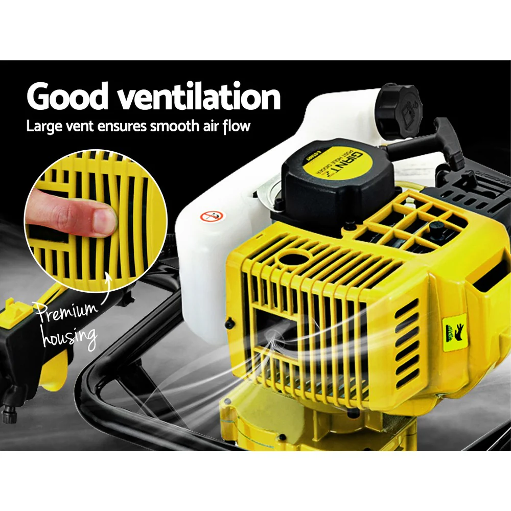 92CC Post Hole Digger Motor Only Petrol Engine Yellow - Nurns