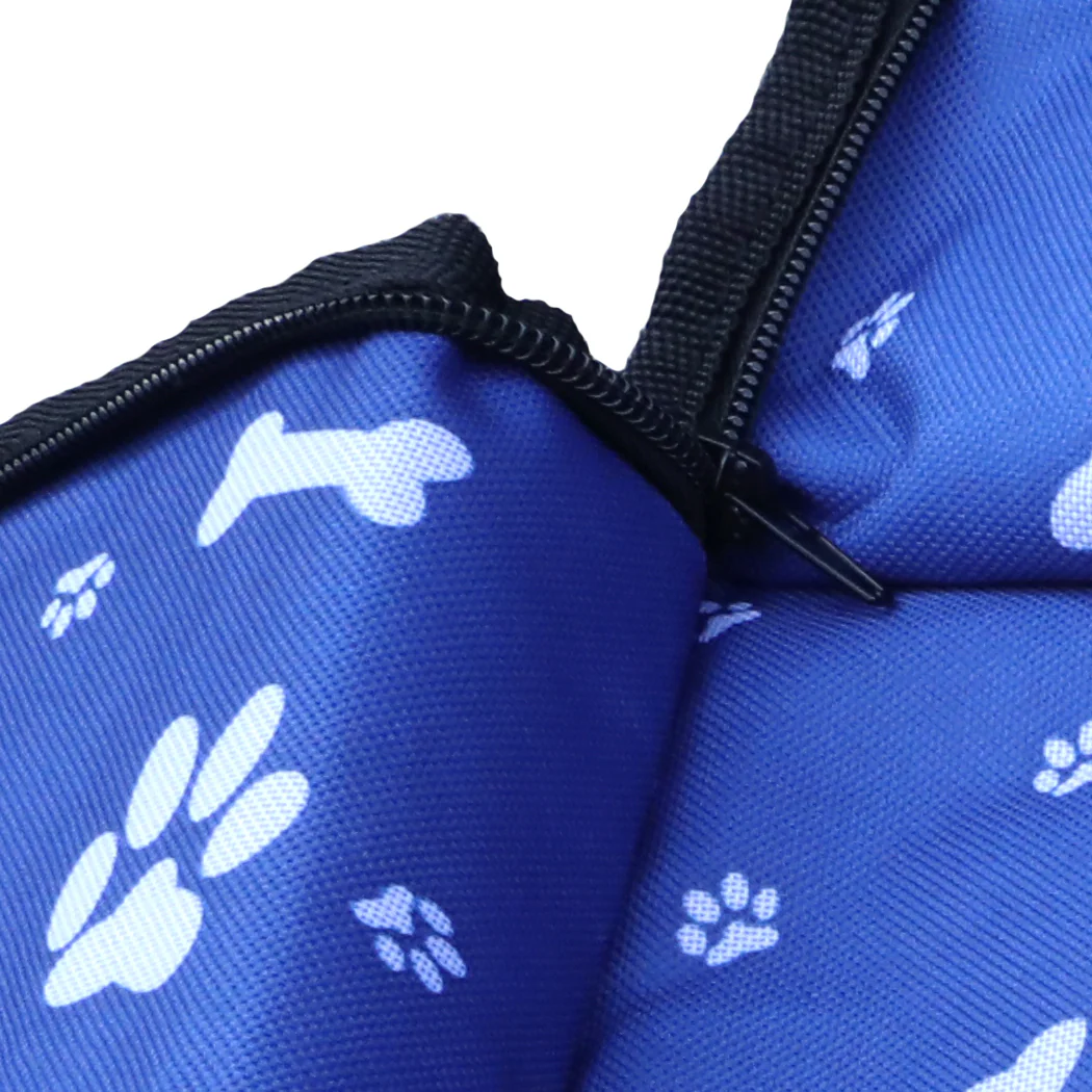 Pet Back Car Seat Cover Hammock Nonslip Dog Puppy Cat Waterproof Rear Blue - Blue - Nurns