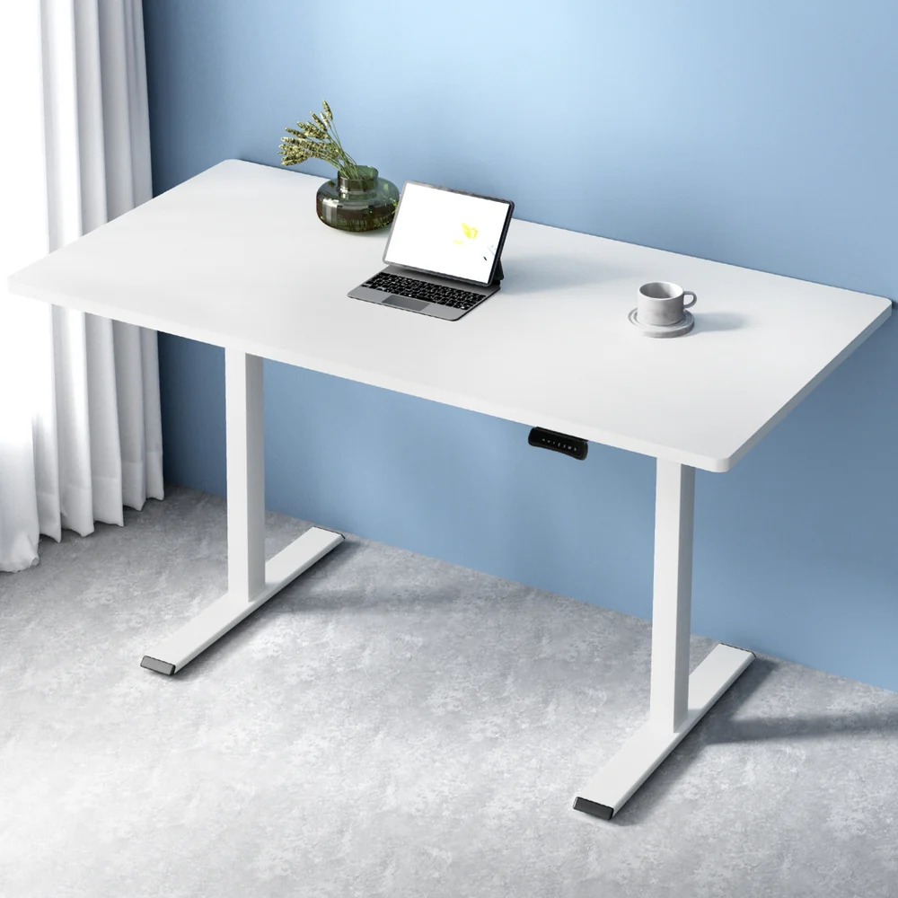 Artiss Standing Desk Motorised Dual Motor 140cm White - Nurns