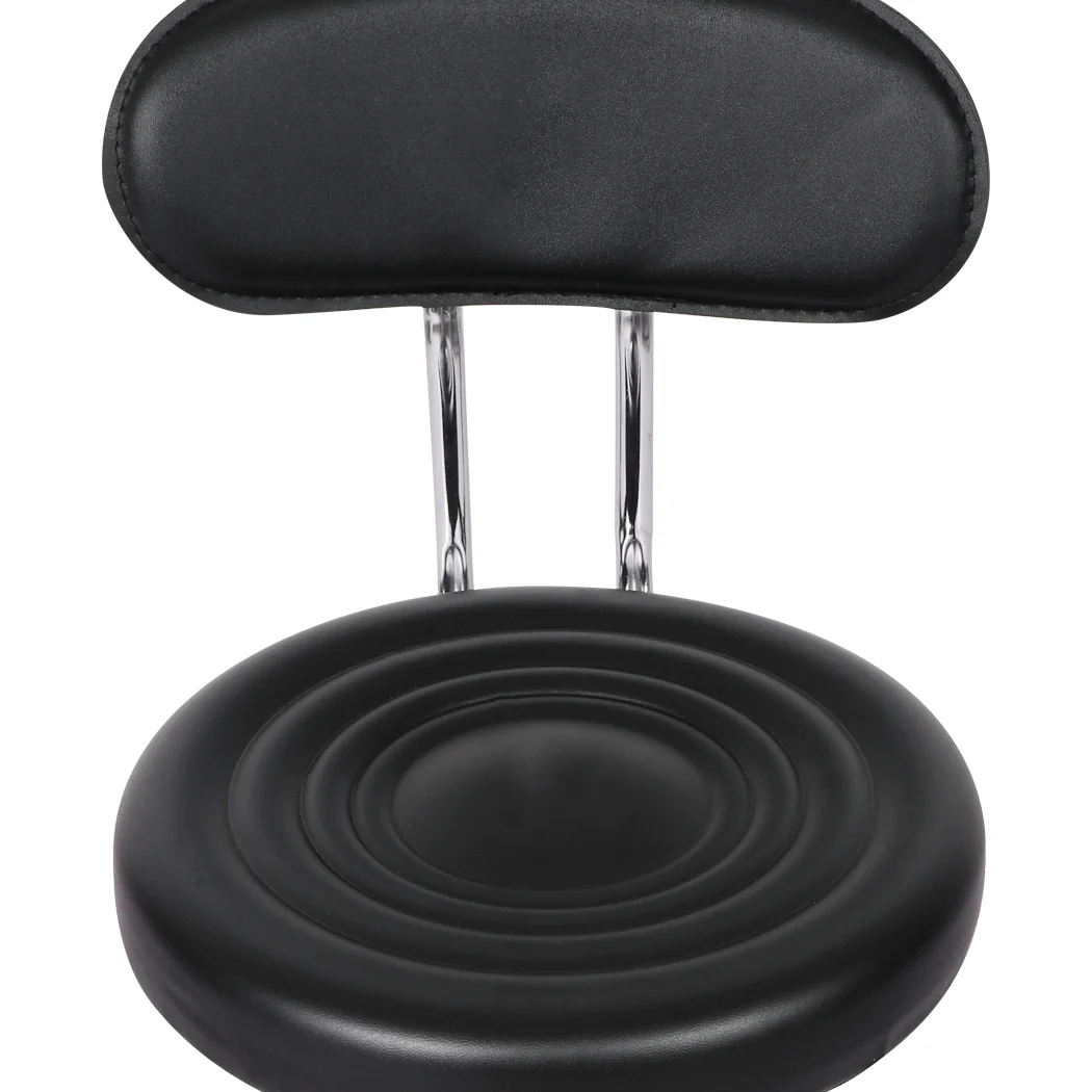 Salon Stool Swivel Bar Stools Chairs Barber Hydraulic Lift Hairdressing - Black - Nurns