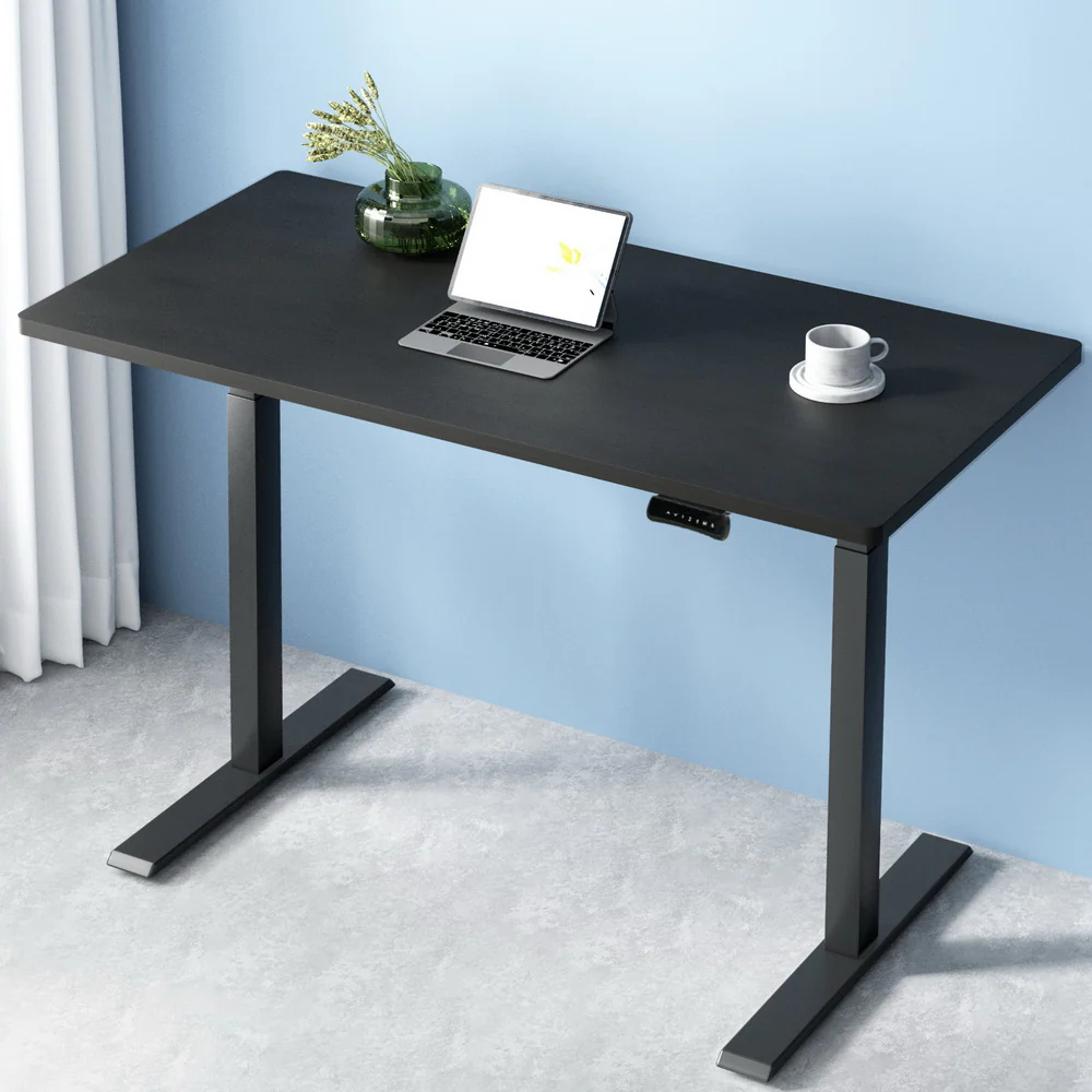Artiss Standing Desk Motorised Dual Motor Black 120cm - Nurns