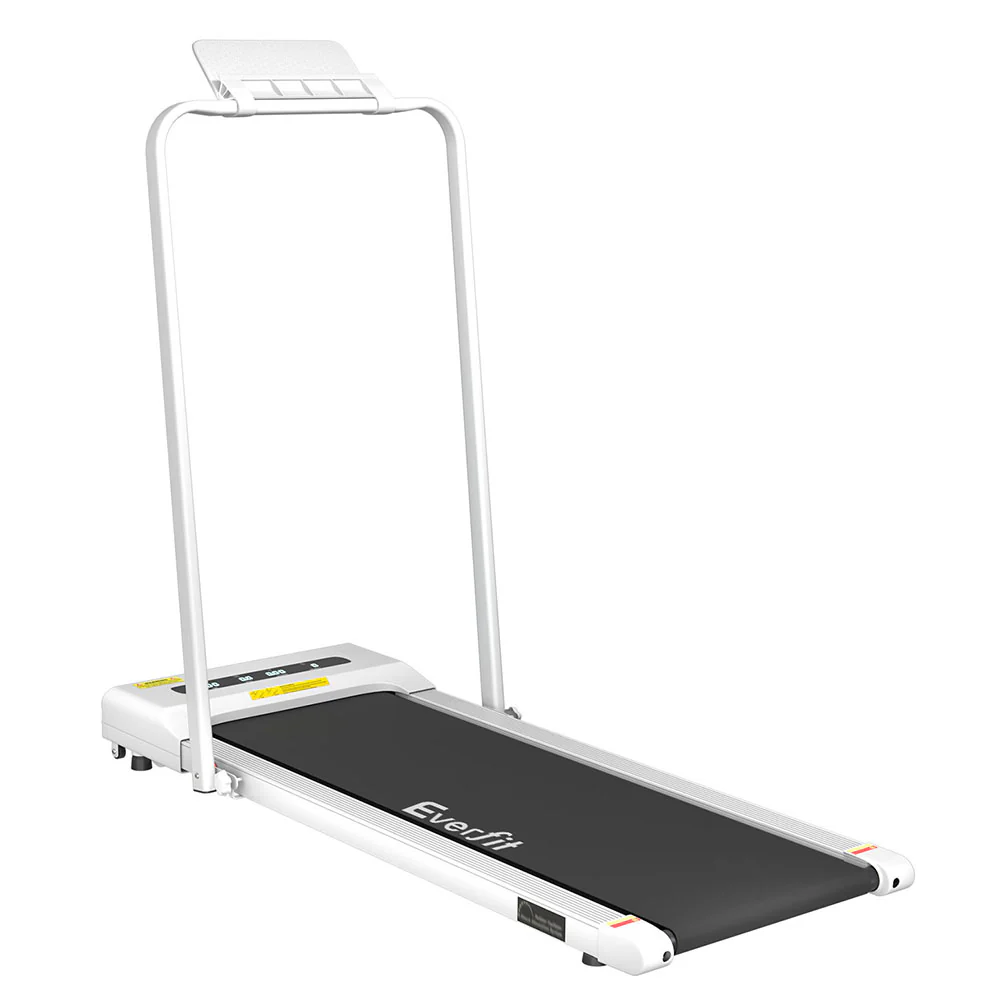 Everfit Treadmill Electric Walking Pad Under Desk Home Gym Fitness 380mm White - Nurns