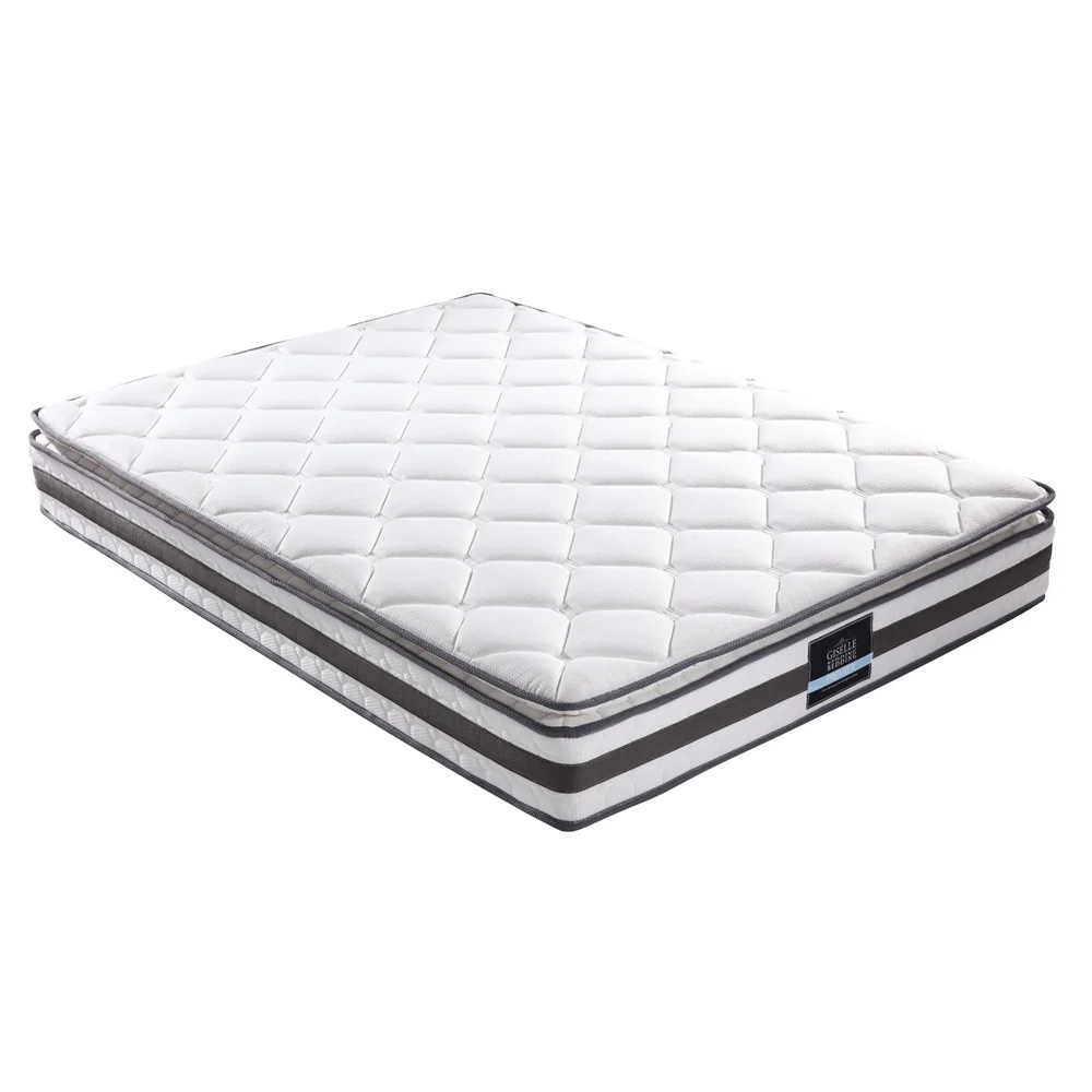 Rio 21cm Thick Pillow Top Spring Mattress - Queen - Nurns