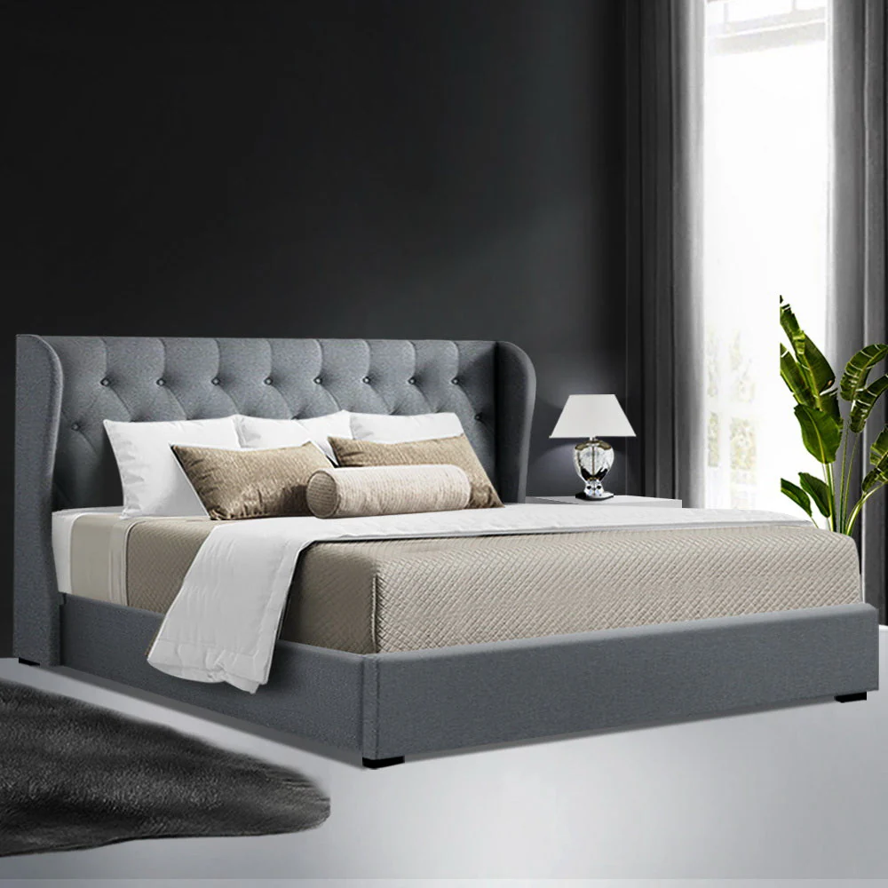 Onyx Bed & Mattress Package - Grey King - Nurns