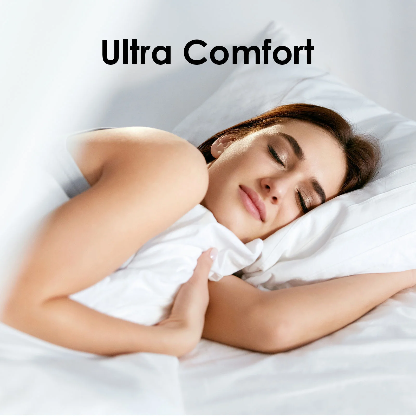 KING 1000TC Cotton Blend Quilt Cover Pillowcase Set - Pebble - Nurns