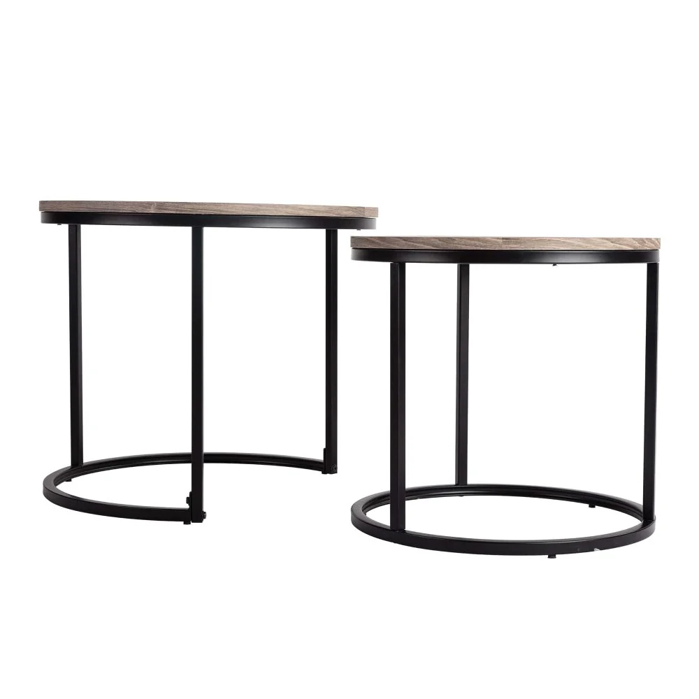 Iram Coffee Table Stack-Style Nesting - Wood - Nurns