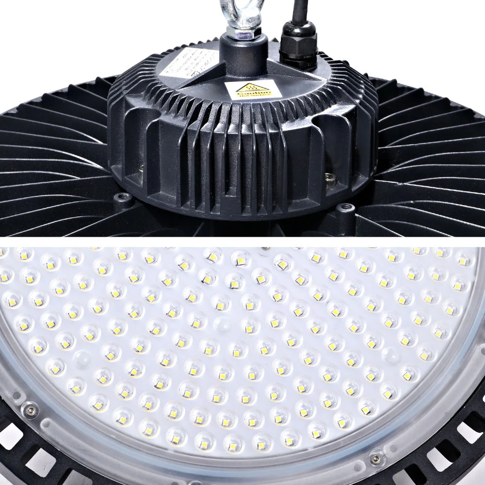 LED High Bay Lights 150W UFO Industrial Workshop Warehouse Factory Lamp - Nurns