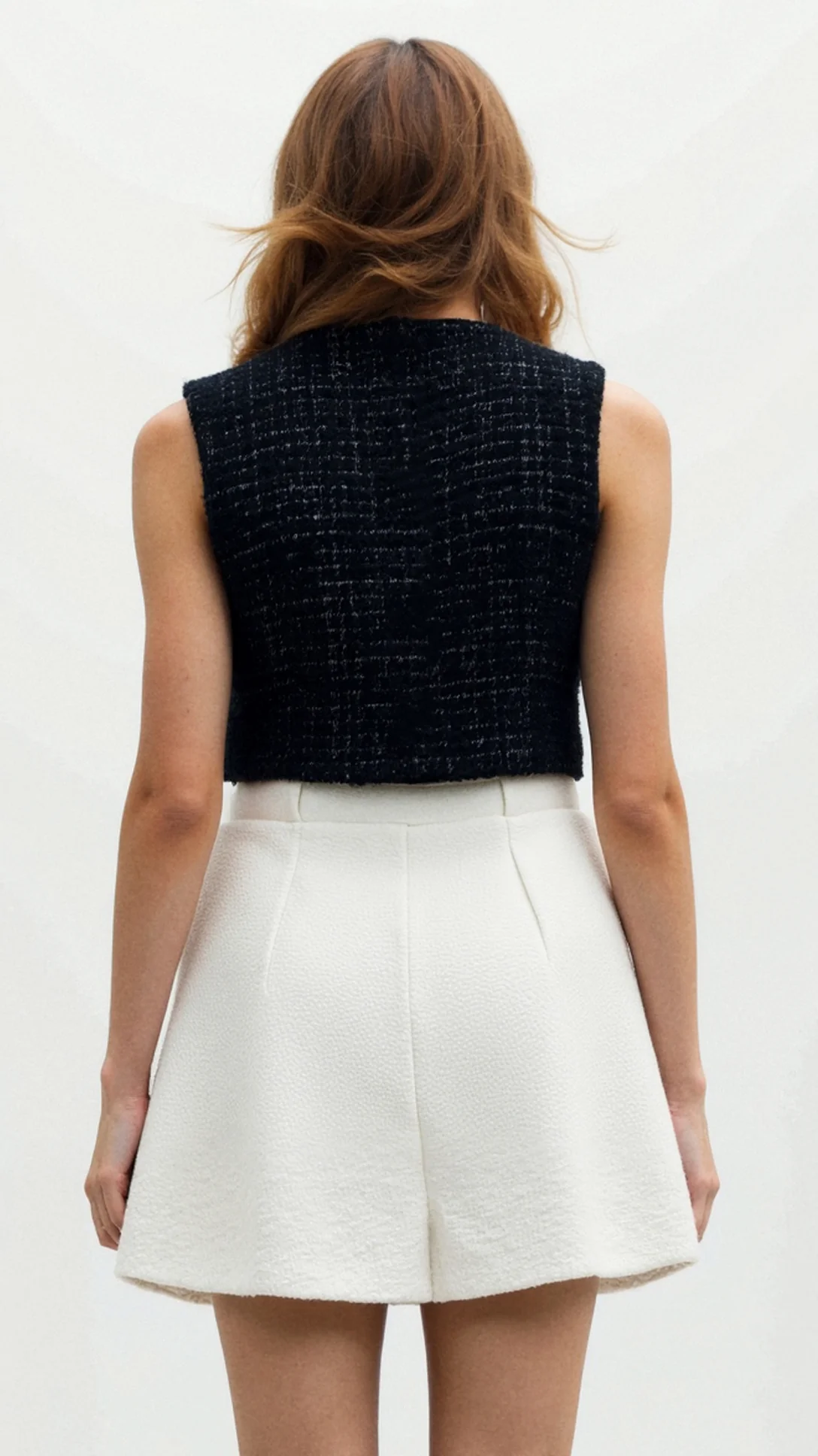 Kyrenia Cropped Waistcoat - Nurns