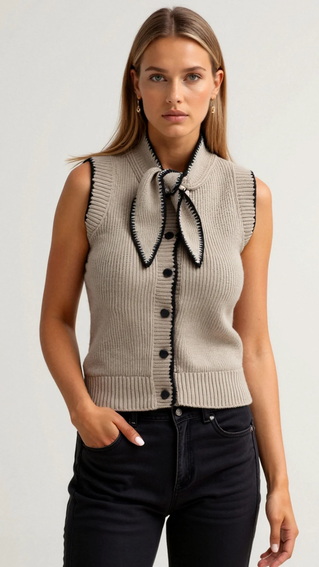 Blair Knitted Sweater Vest - Nurns