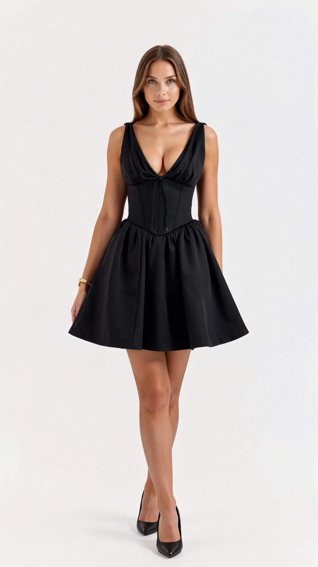 Seraphina Satin Mini Dress - Nurns
