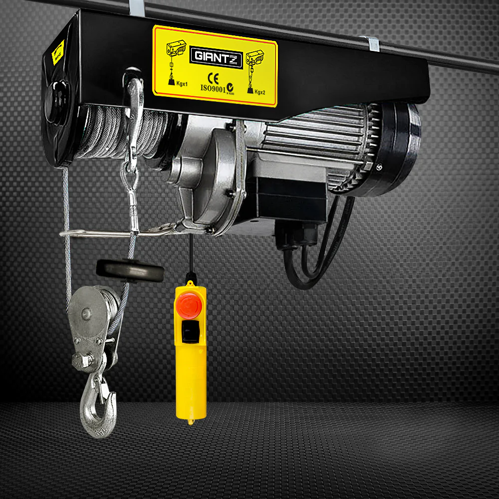 1300w Electric Hoist winch - Black - Nurns