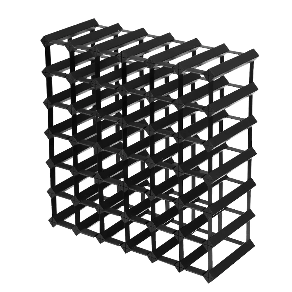 42 Bottle Wine Rack Black - Nurns