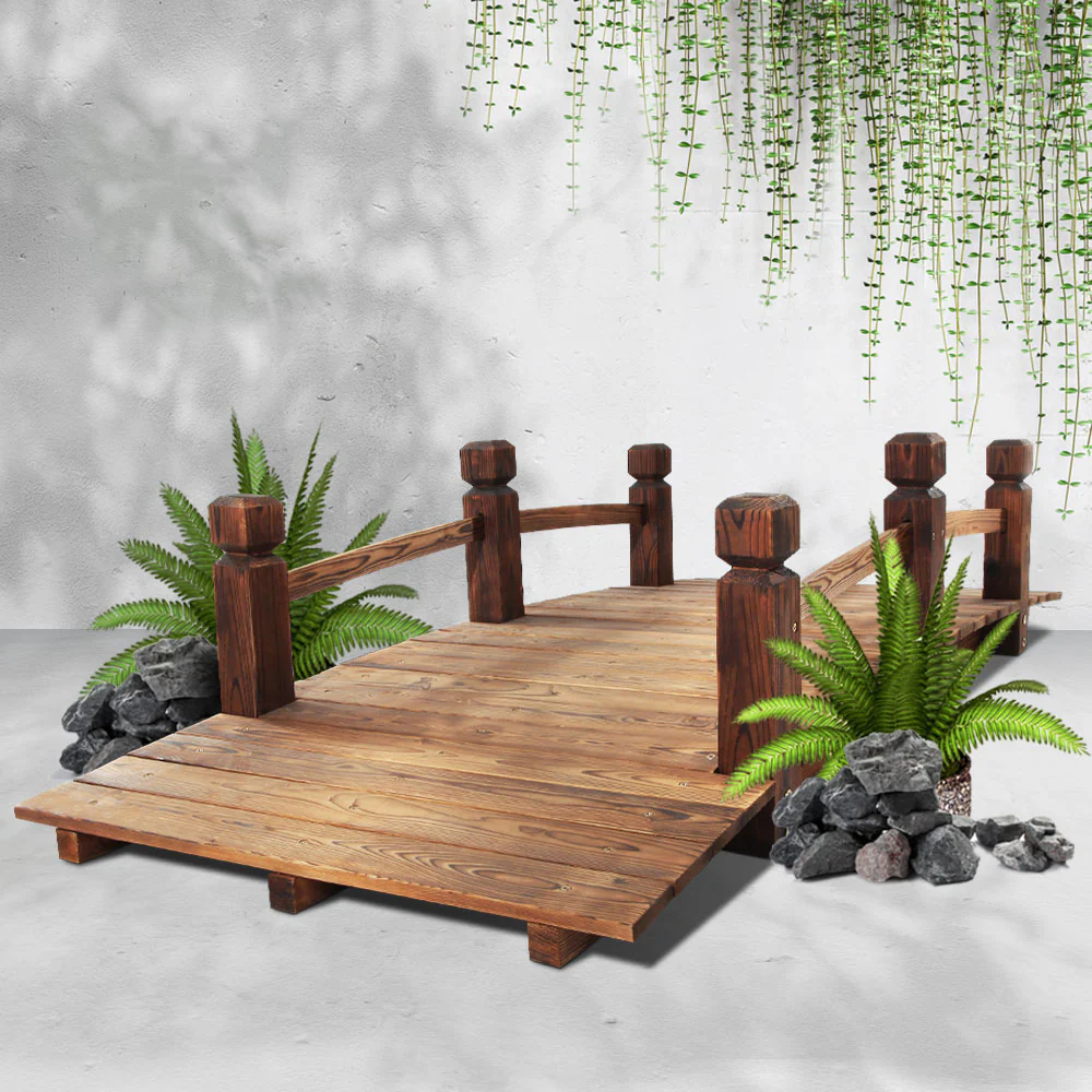 Wooden Rustic Bridge 160cm - Nurns