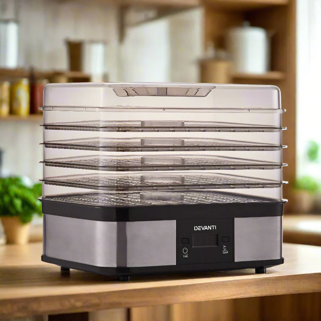 Devanti 5 Trays Food Dehydrator - Nurns