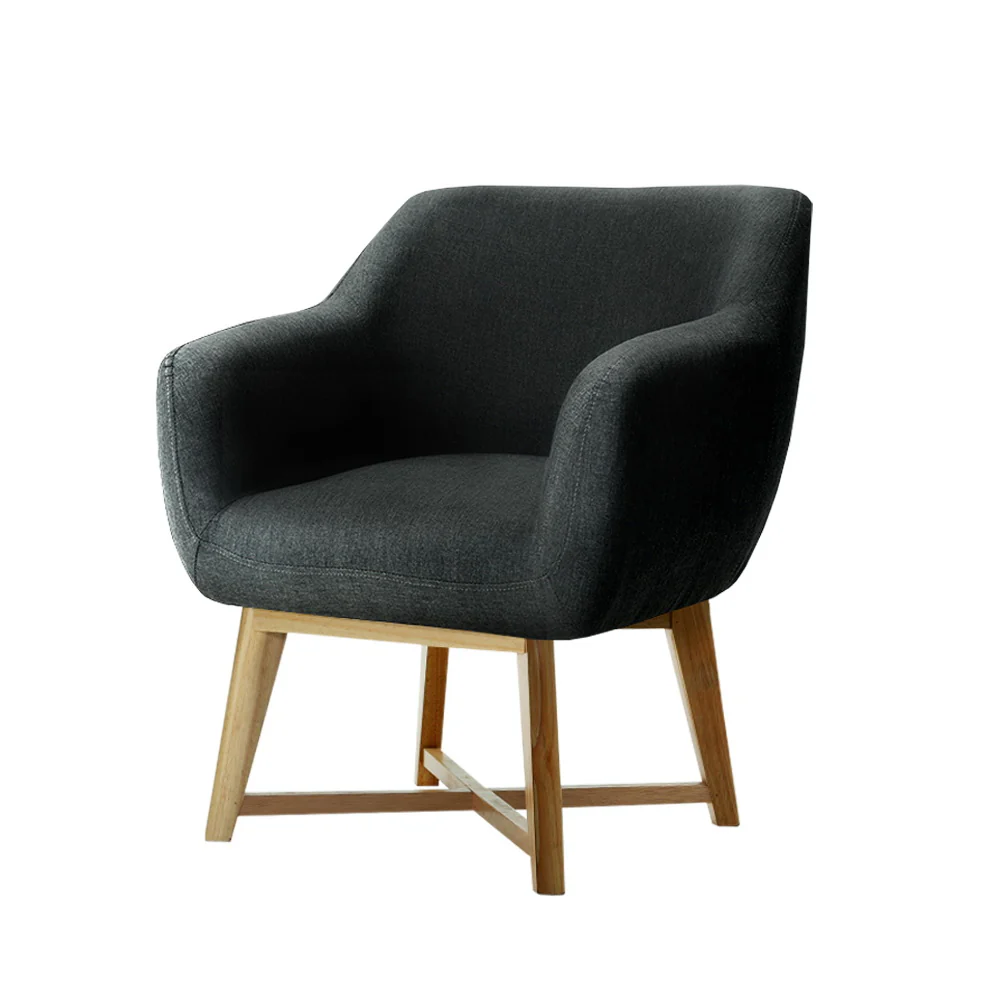 Aston Tub Chair Armchair - Charcoal - Nurns