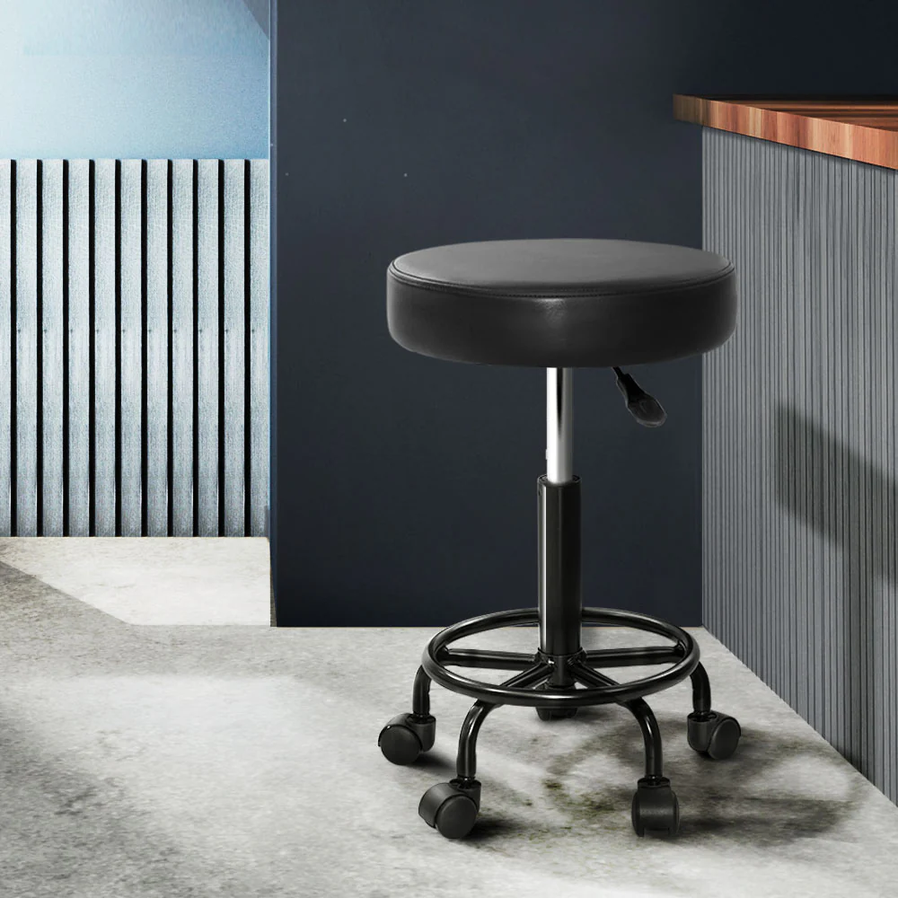 Salon Stool Round Swivel Chair - Nurns