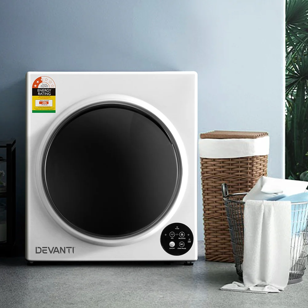 Tumble Dryer 5kg Fully Auto Black - Nurns