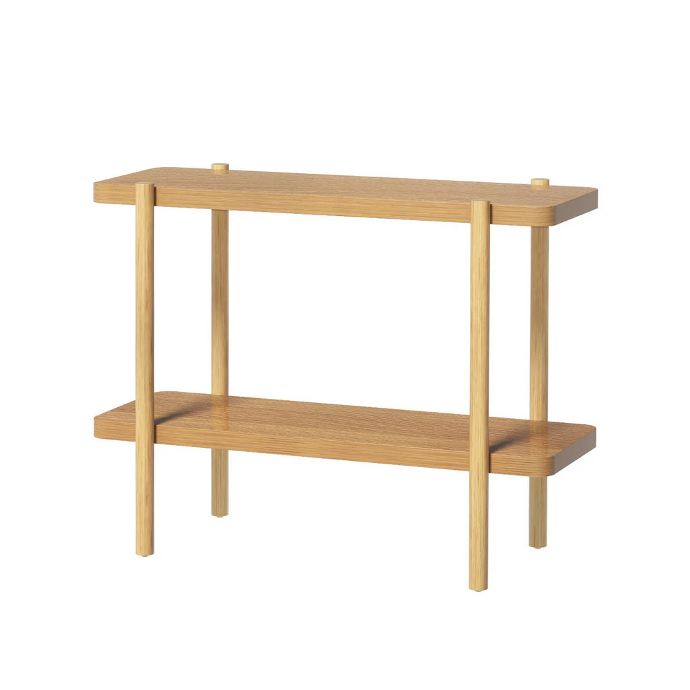 92cm 2-Tier Console Table - Pine - Nurns