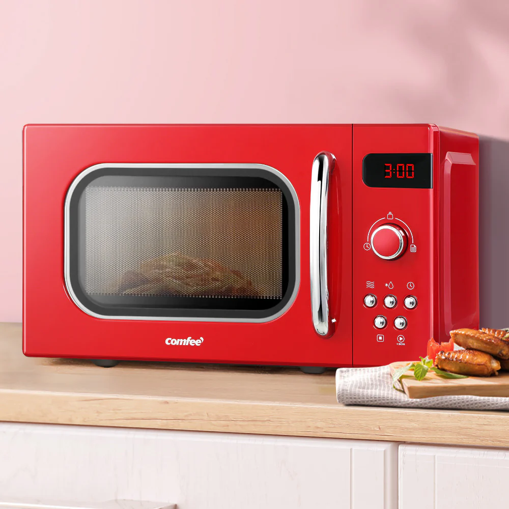 Comfee 20L Microwave Oven 800W Red - Nurns