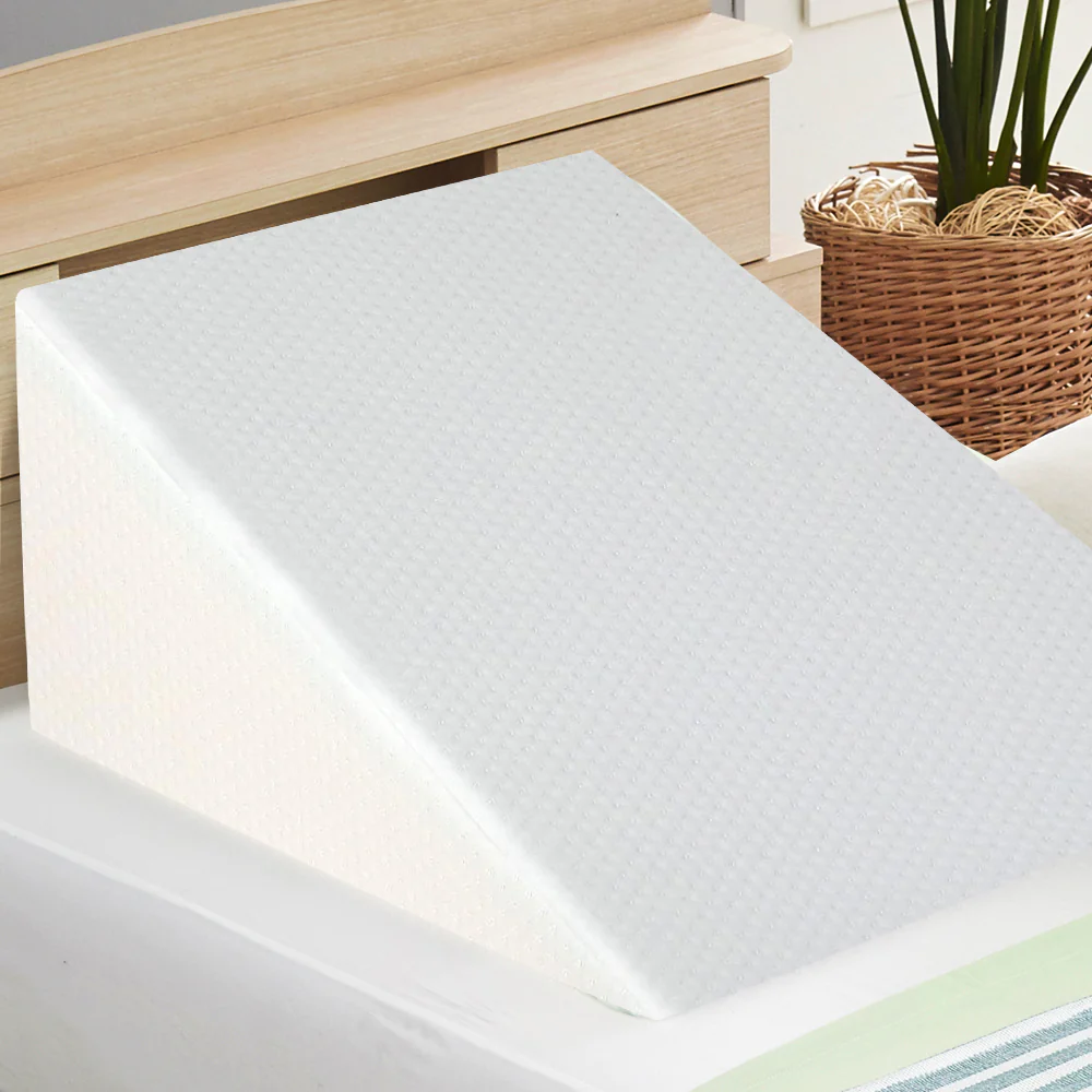 Set of 2 Wedge Pillow - White - Nurns