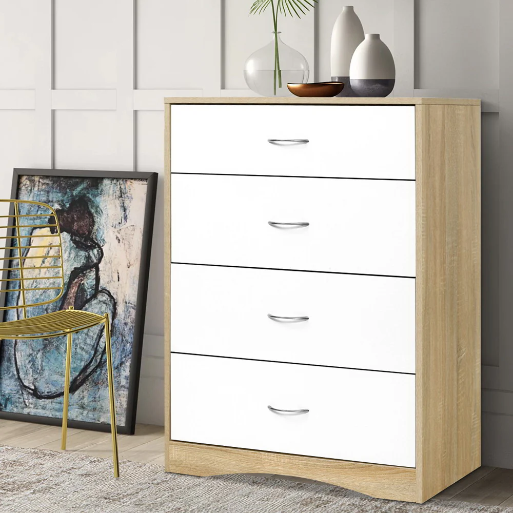 Artiss 4 Chest of Drawers - Nurns