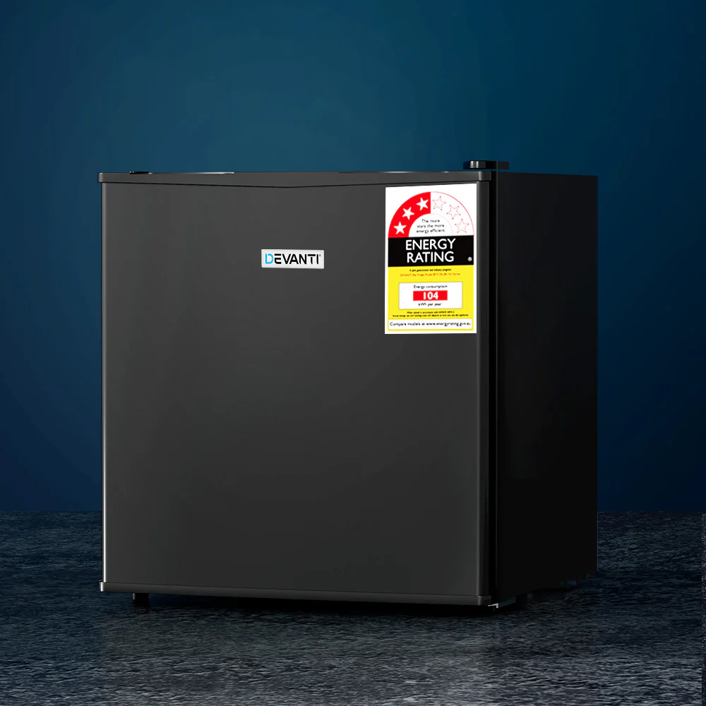 Devanti 48L Bar Fridge Black - Nurns