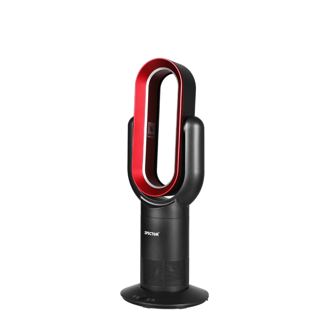 Bladeless Fan Cooler Heater - Red - Nurns